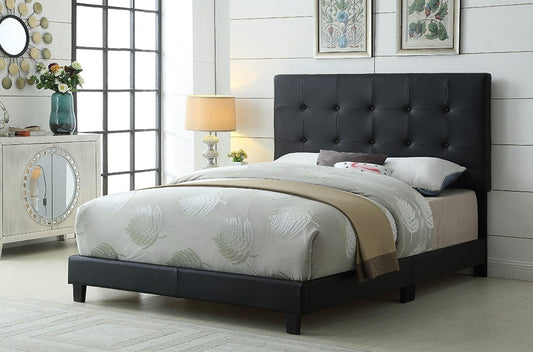 Adjustable Button Tufted Bed Frame with Headboard-T2113