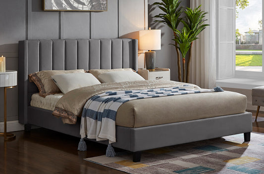 Velvet Platform Bed -T2190