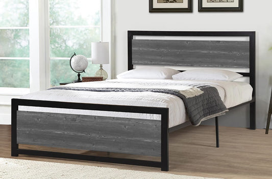 Bold Contemporary Platform Bed-T2233