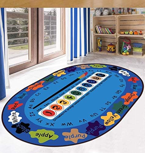 Extra Large Kids Educational Play Rug with Letters & Numbers – Bonlife ...