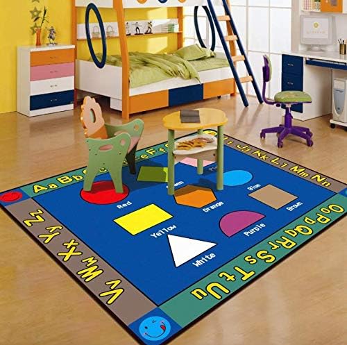 Extra-Large Educational Shapes Kids Rug – Learn & Play in Comfort-SHAPE