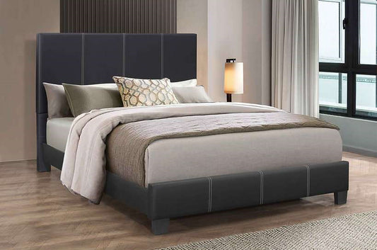 Inventory Clearance-PU Leather Platform Bed-I5470