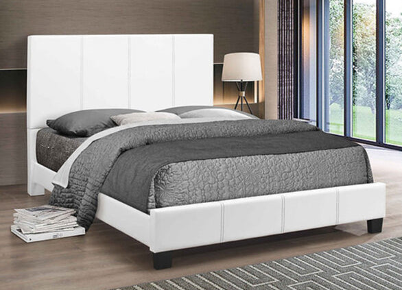 Inventory Clearance-PU Leather Platform Bed-I5470