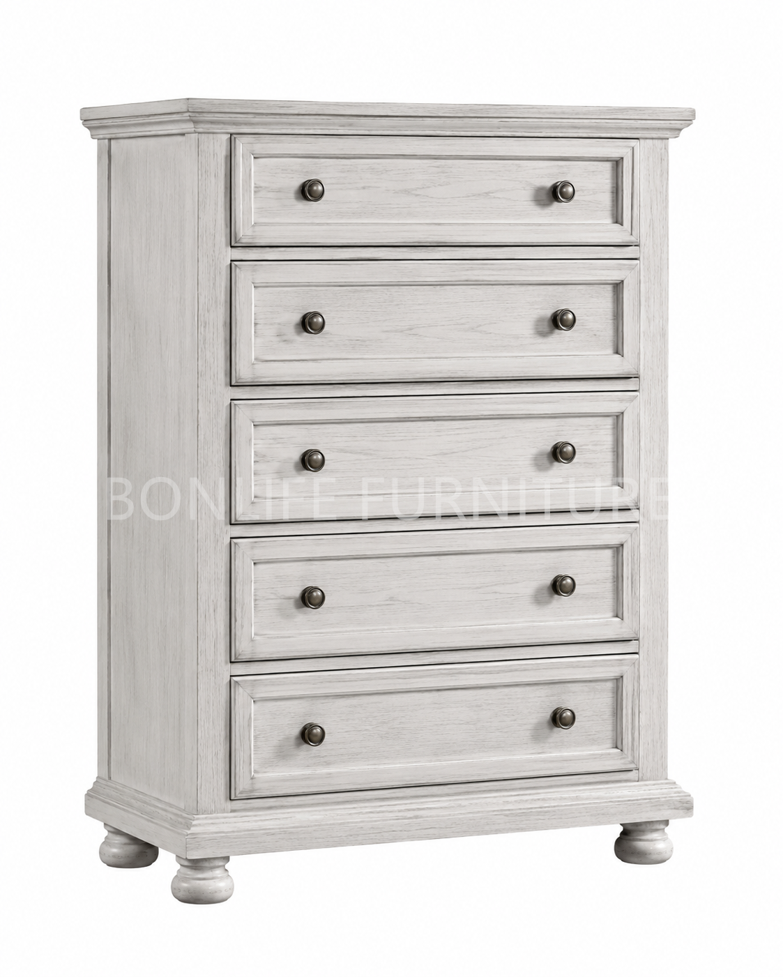 Charley Antique White Sleigh Bedroom Collection-CHARLEY