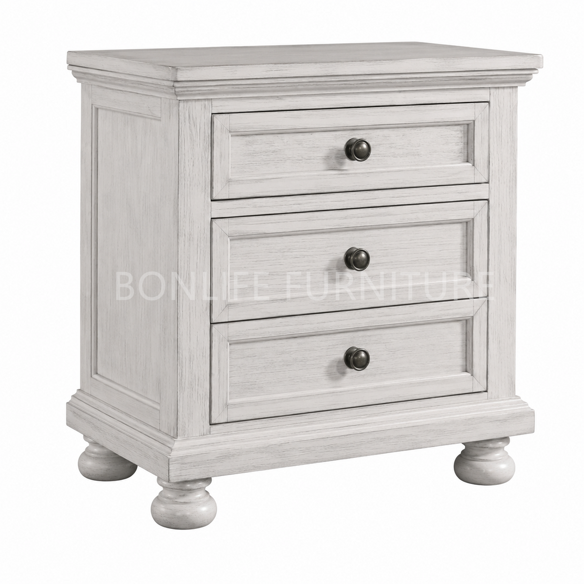 Charley Antique White Sleigh Bedroom Collection-CHARLEY