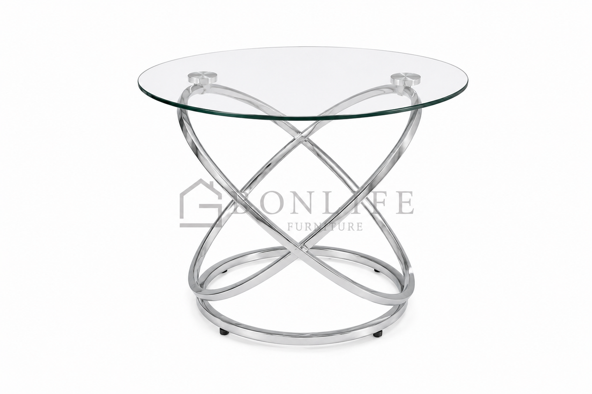 Chrome and Glass Coffee Table Collection-T5018