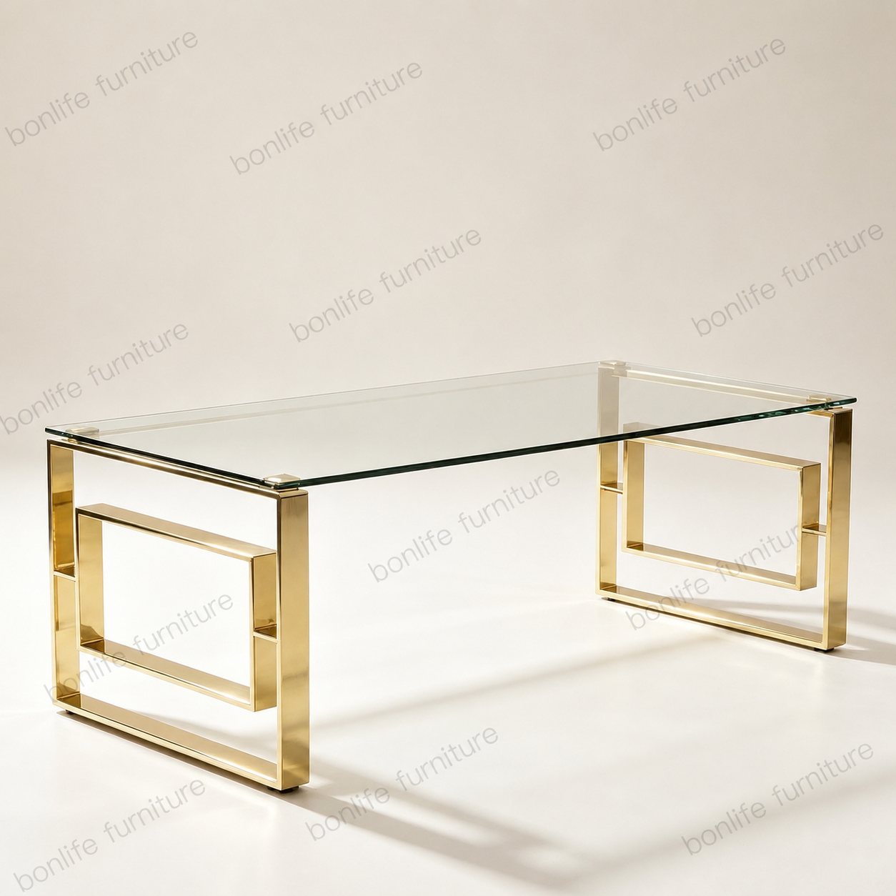 Modern Gold Glass Coffee Table Collection-T5017