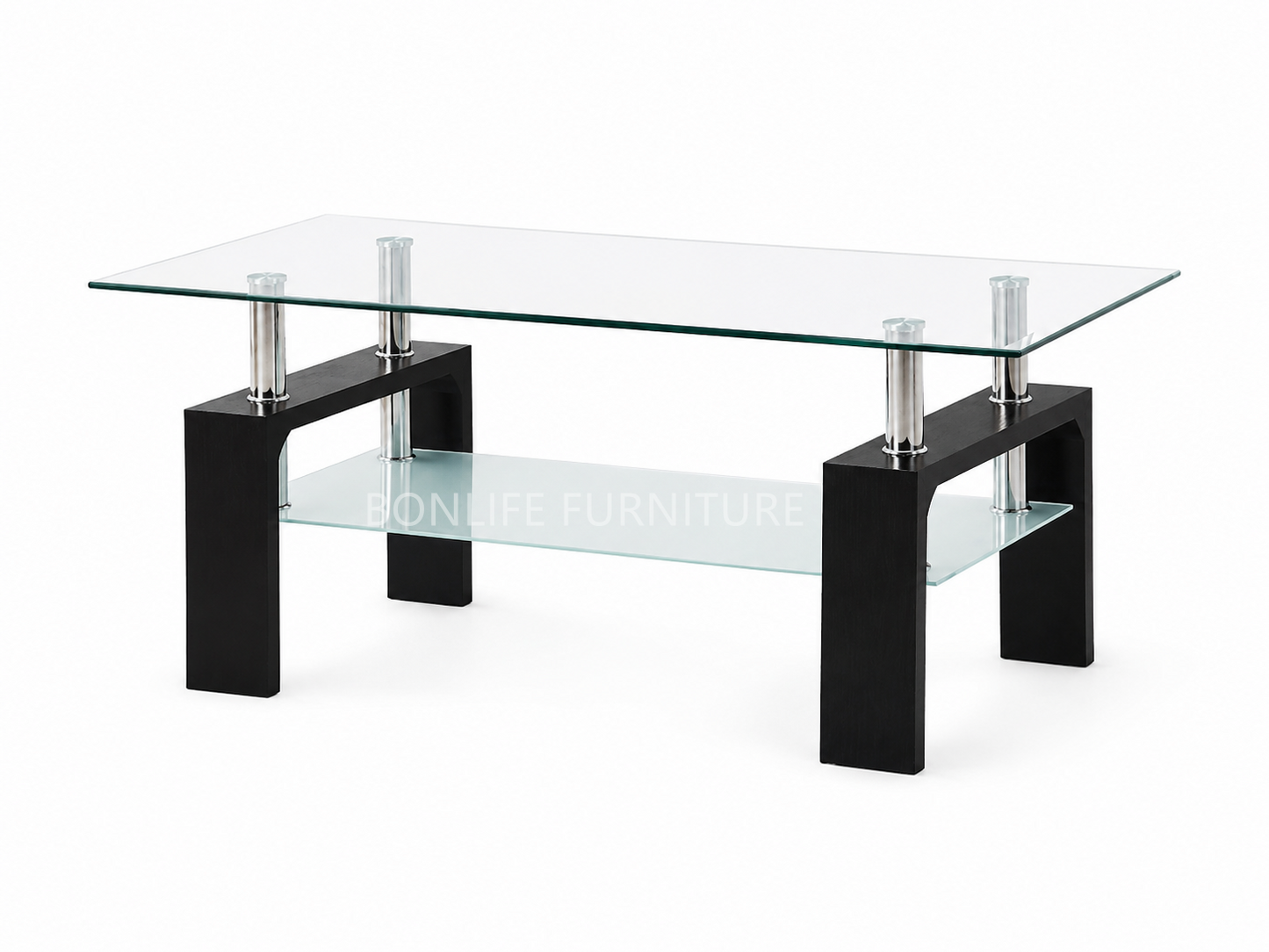 Modern Glass Coffee Table & End Table Collection-I2064