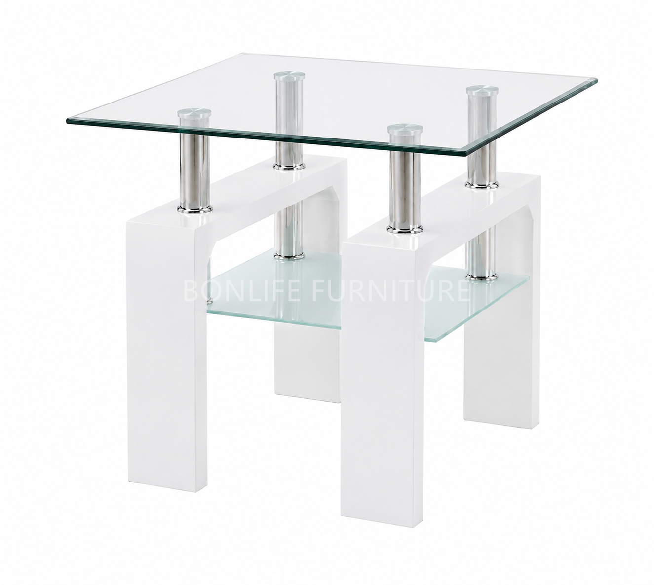 Modern Glass Coffee Table & End Table Collection-I2064