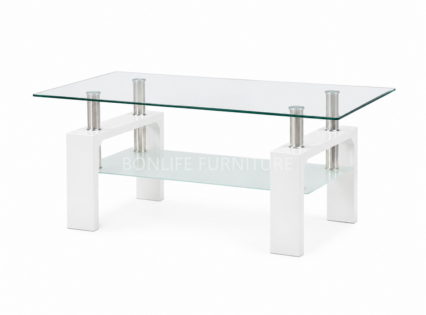 Modern Glass Coffee Table & End Table Collection-I2064