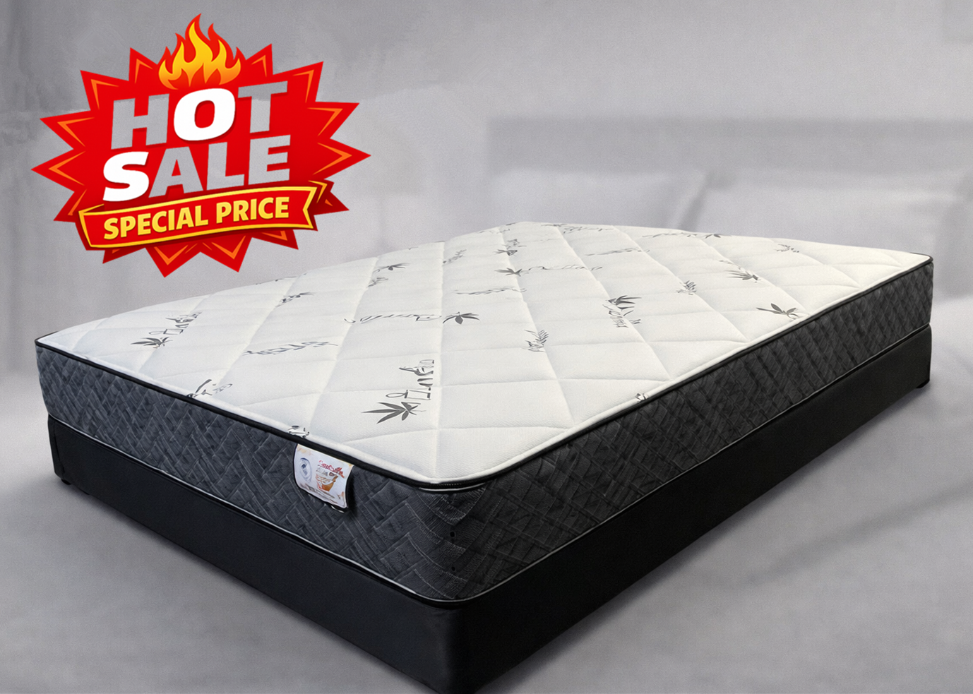 8.5" Tight Top Spring Mattress | Affordable Coil Mattress-Orthopetic Deluxe