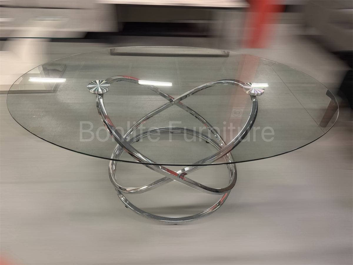 Chrome and Glass Coffee Table Collection-T5018