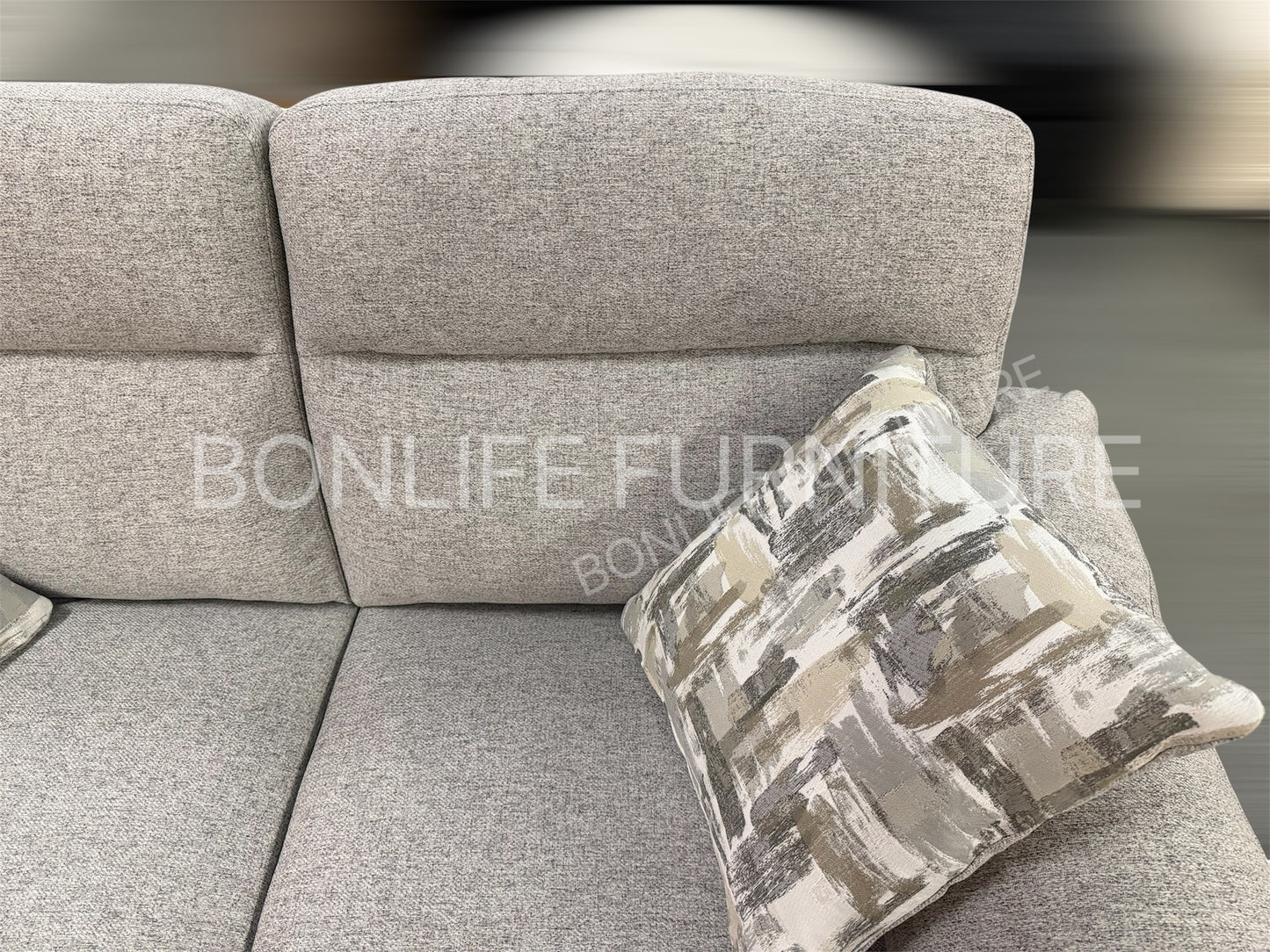 Modern Upholstered Sofa Collection -Contemporary Comfort in Grey or Beige-I8025(26)