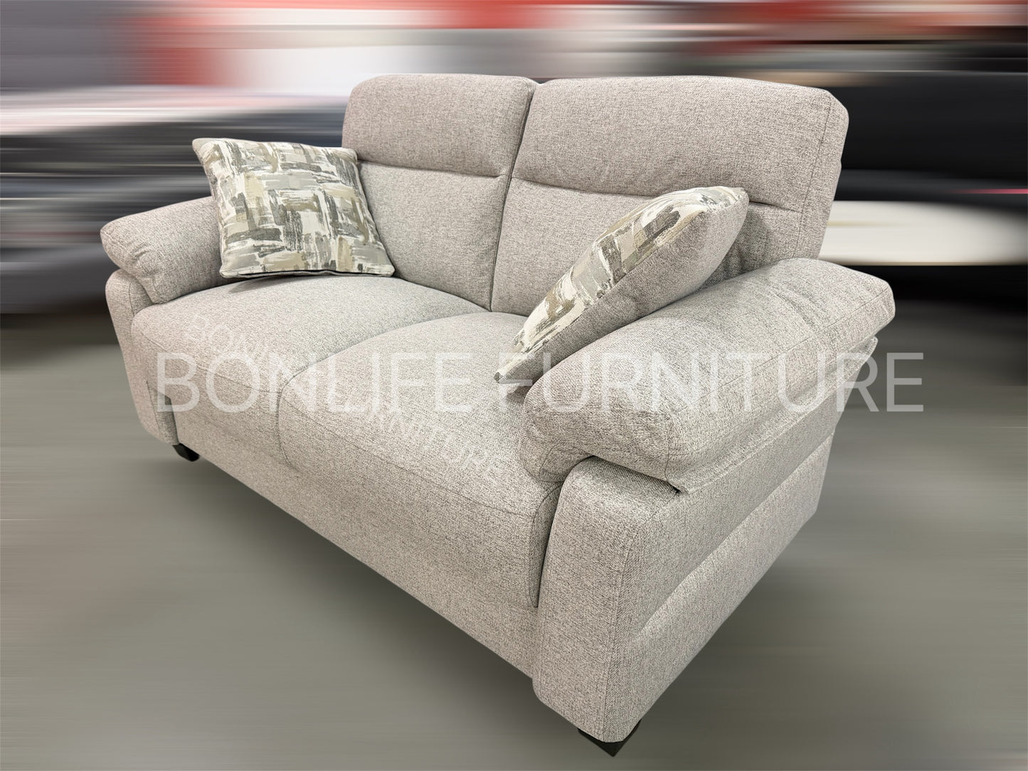 Modern Upholstered Sofa Collection -Contemporary Comfort in Grey or Beige-I8025(26)