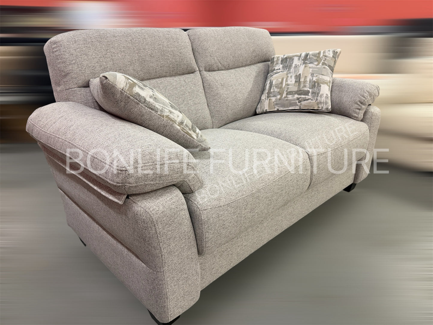 Modern Upholstered Sofa Collection -Contemporary Comfort in Grey or Beige-I8025(26)