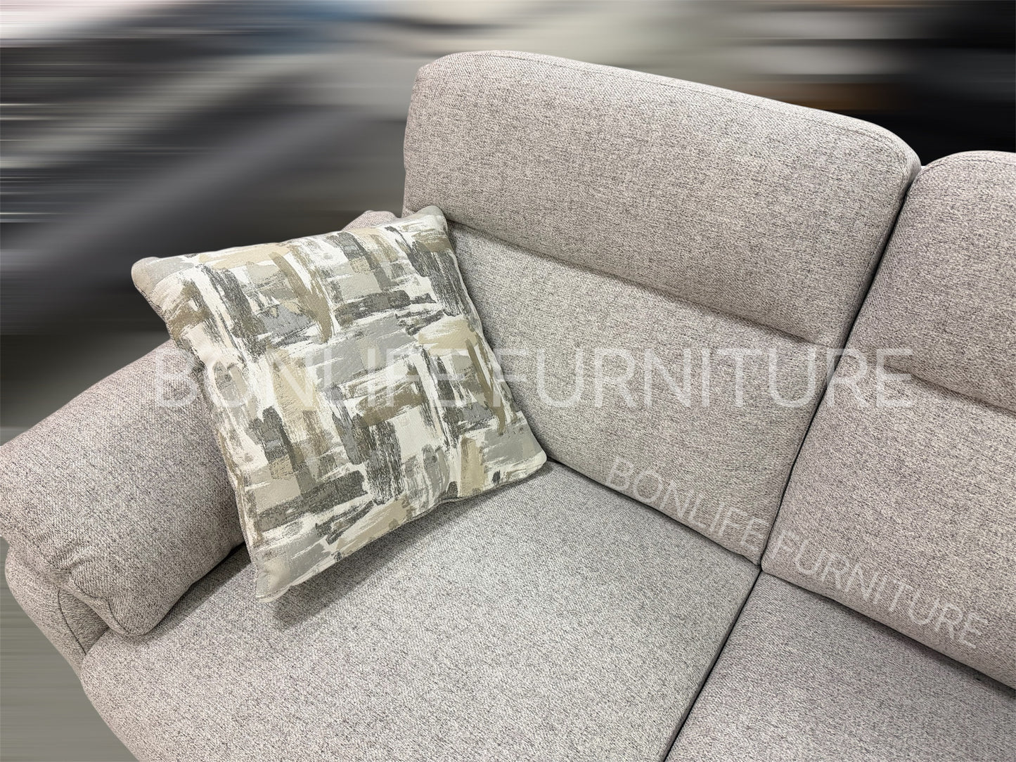 Modern Upholstered Sofa Collection -Contemporary Comfort in Grey or Beige-I8025(26)