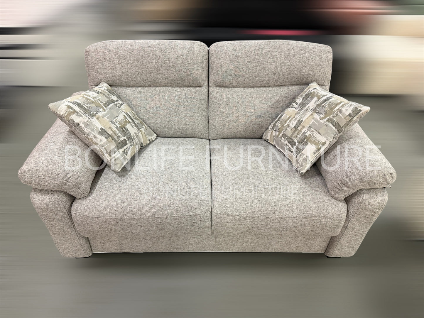 Modern Upholstered Sofa Collection -Contemporary Comfort in Grey or Beige-I8025(26)
