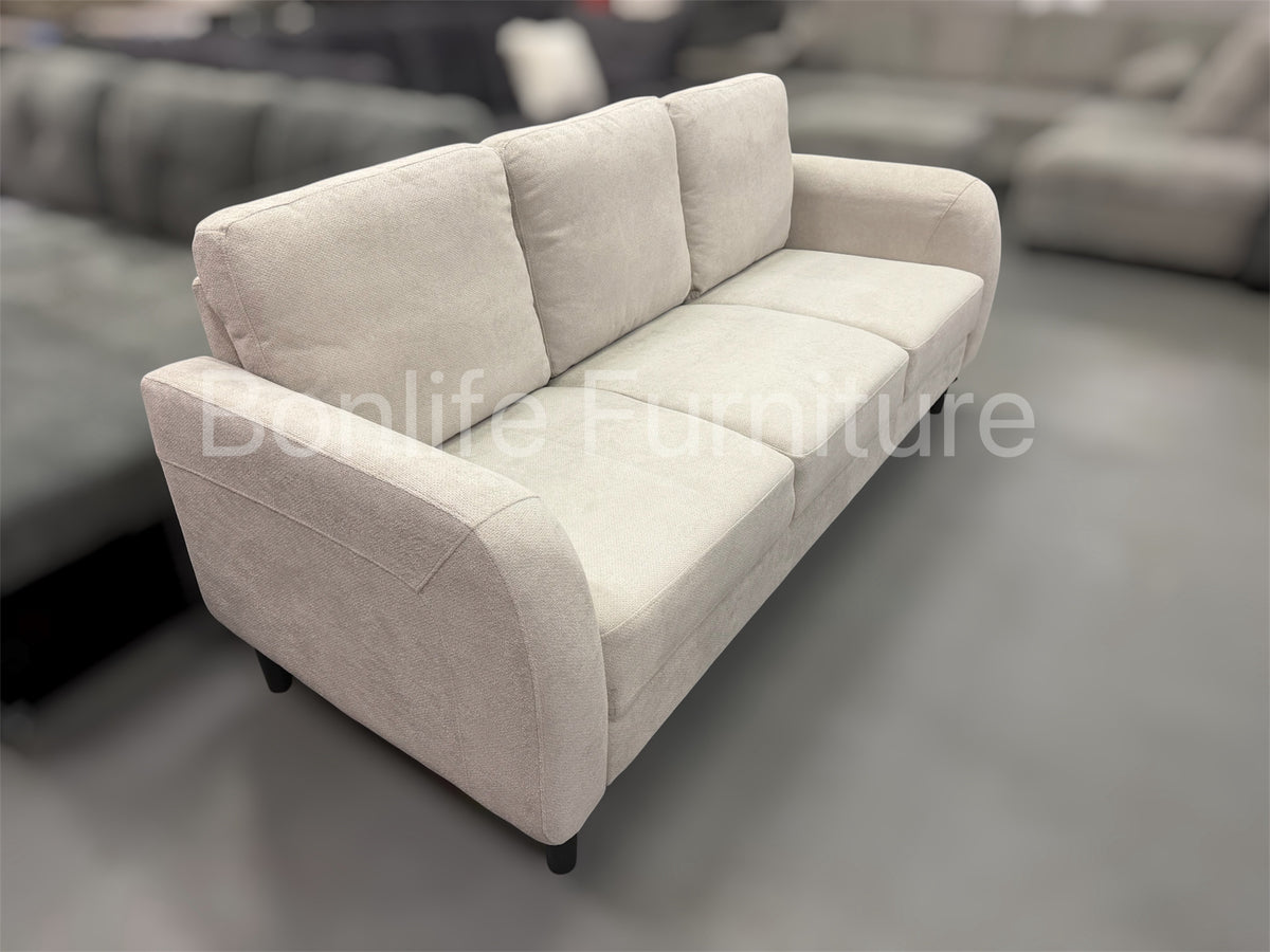 Modern Fabric Sofa Collection Grey Beige | Sofa Loveseat Chair -I8251