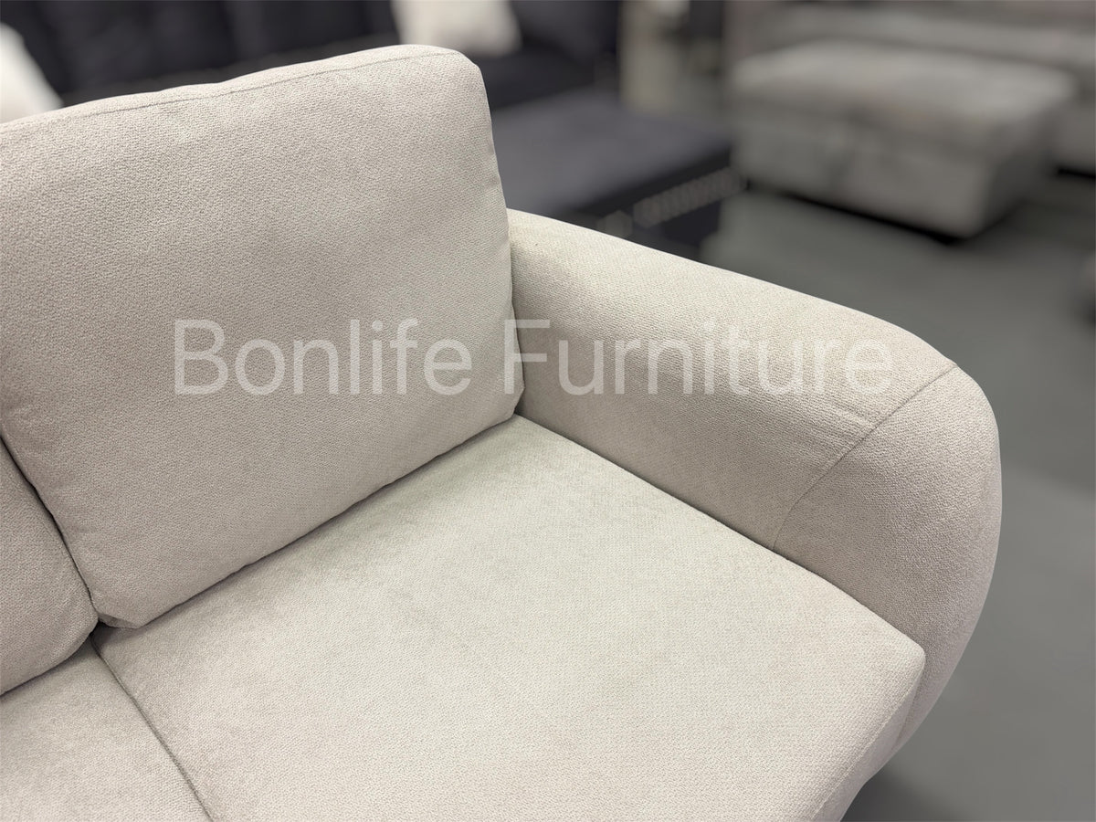 Modern Fabric Sofa Collection Grey Beige | Sofa Loveseat Chair -I8251