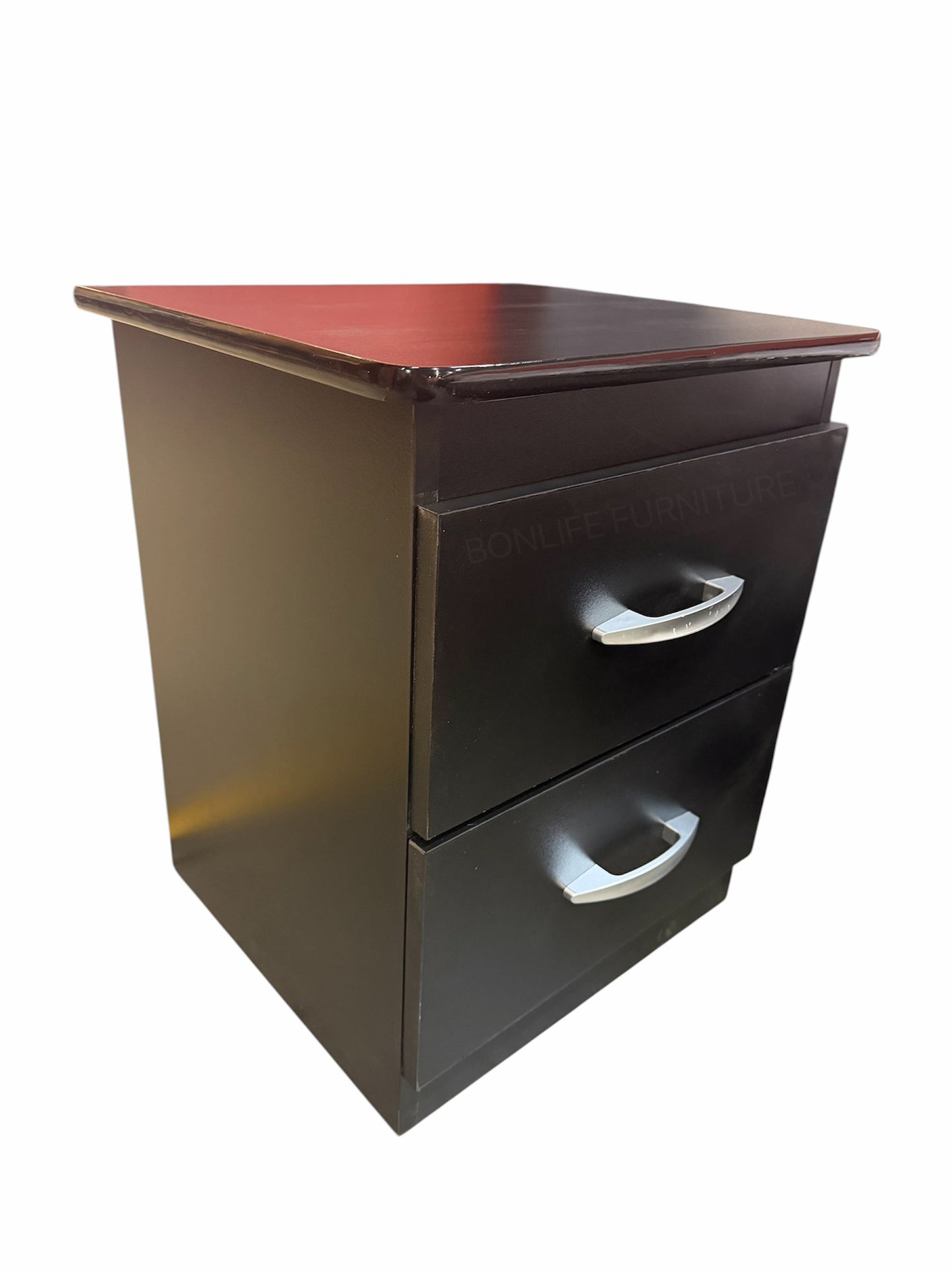 2-Drawer Nightstand – 22”H x 18”W x 16”D | Modern Bedside Table | Made in Canada