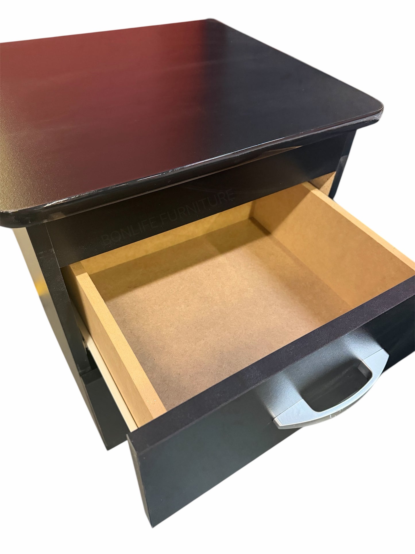2-Drawer Nightstand – 22”H x 18”W x 16”D | Modern Bedside Table | Made in Canada