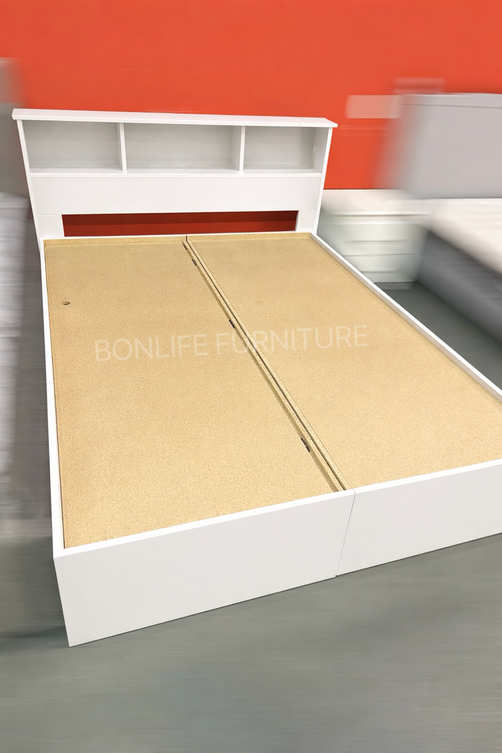 Storage Platform Bed with Drawers & Lift-Up Storage – Canadian Made Wood Frame-Mate