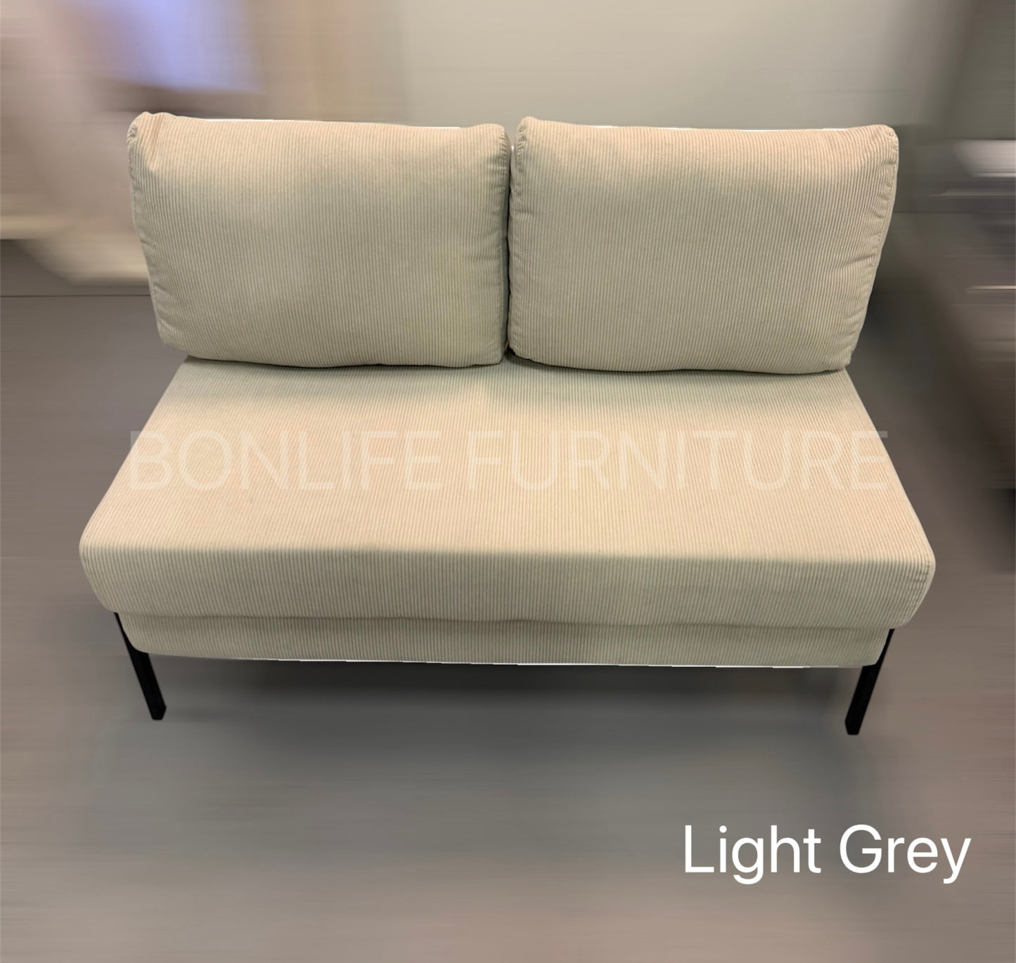 Modern Corduroy Convertible Sofa Bed – Compact 2-in-1 Sleeper-D2504