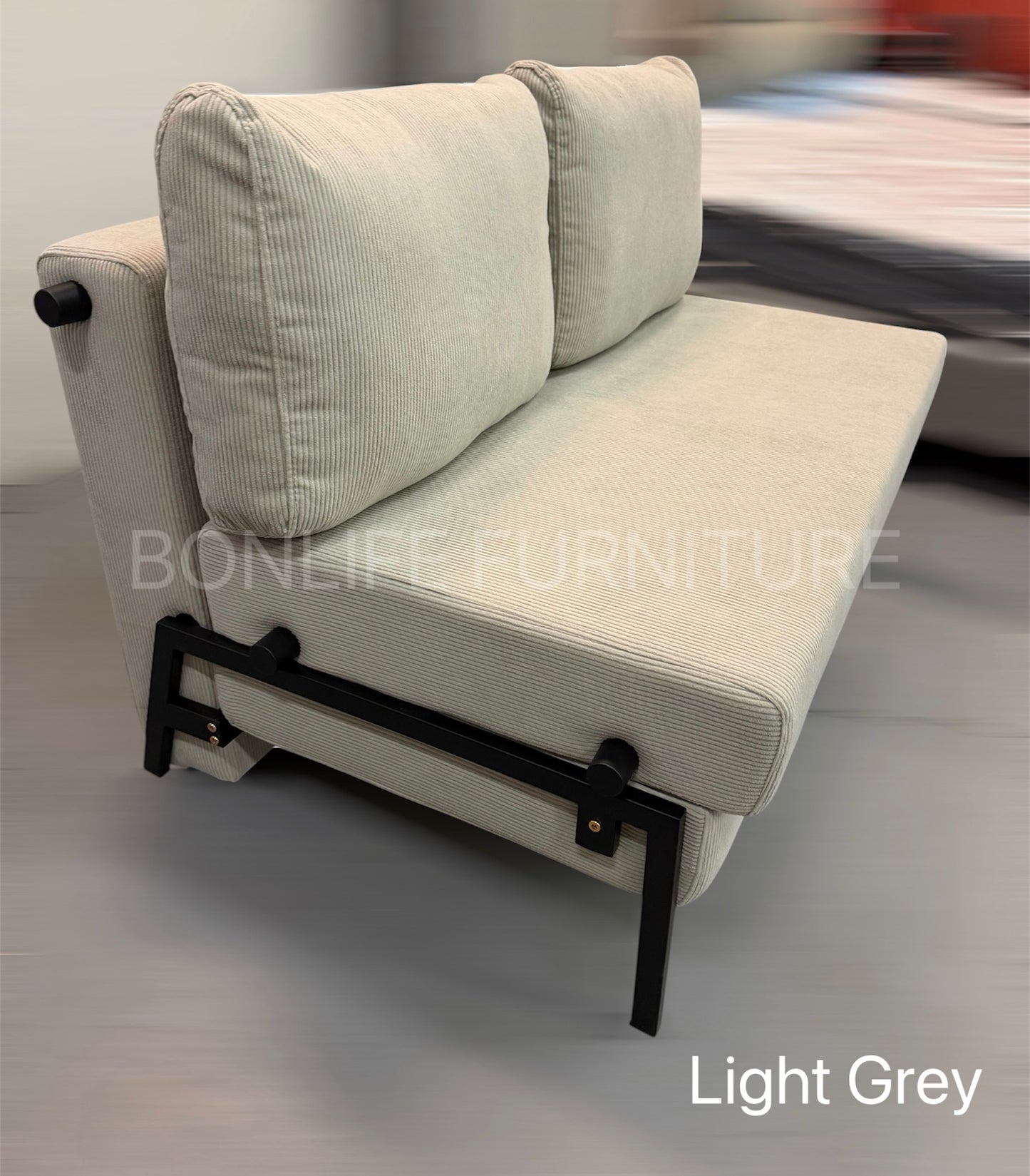 Modern Corduroy Convertible Sofa Bed – Compact 2-in-1 Sleeper-D2504