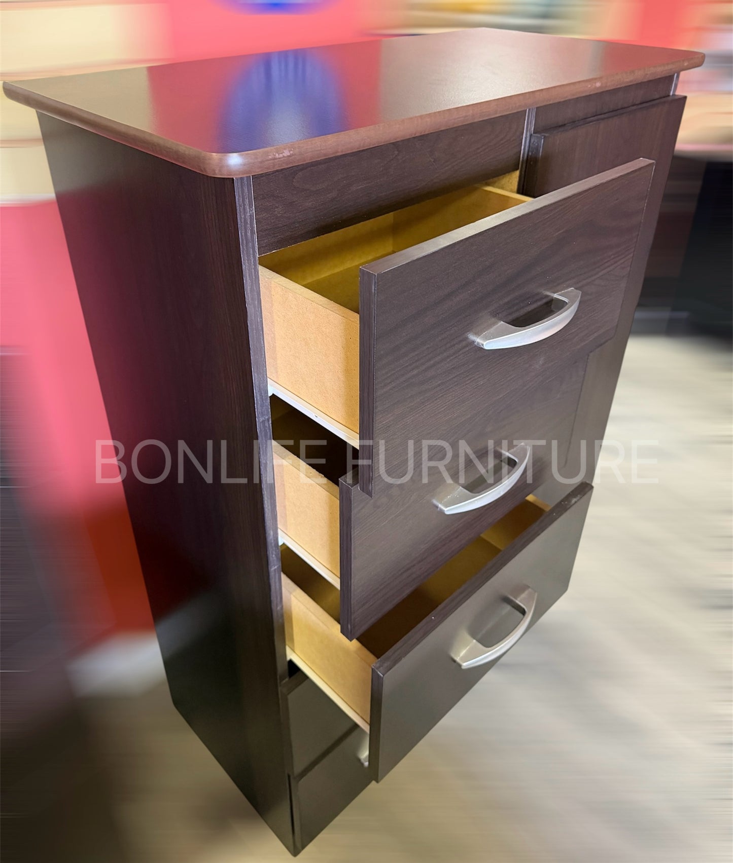 5 Drawer Storage Cabinet with Door-R117