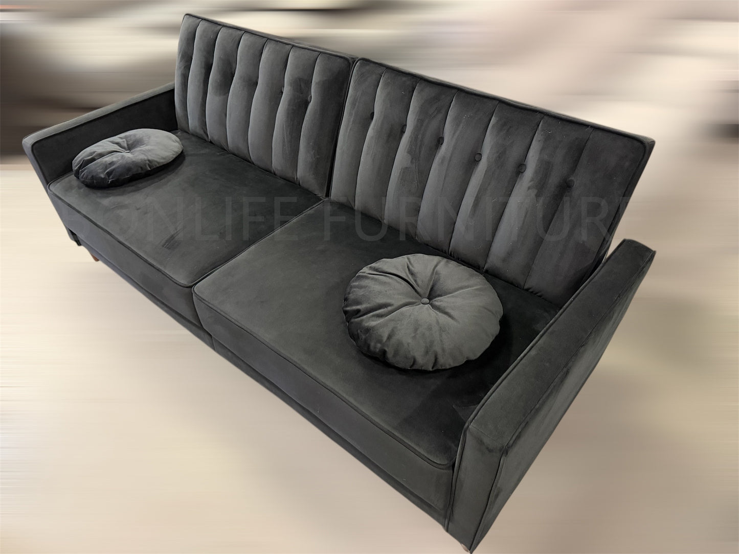 Modern Velvet Convertible Sofa Bed-ANGEL