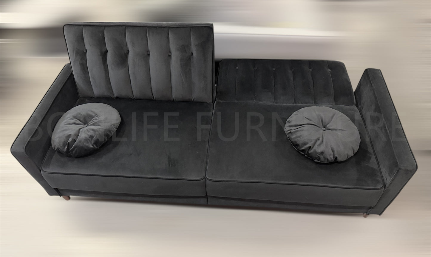 Modern Velvet Convertible Sofa Bed-ANGEL