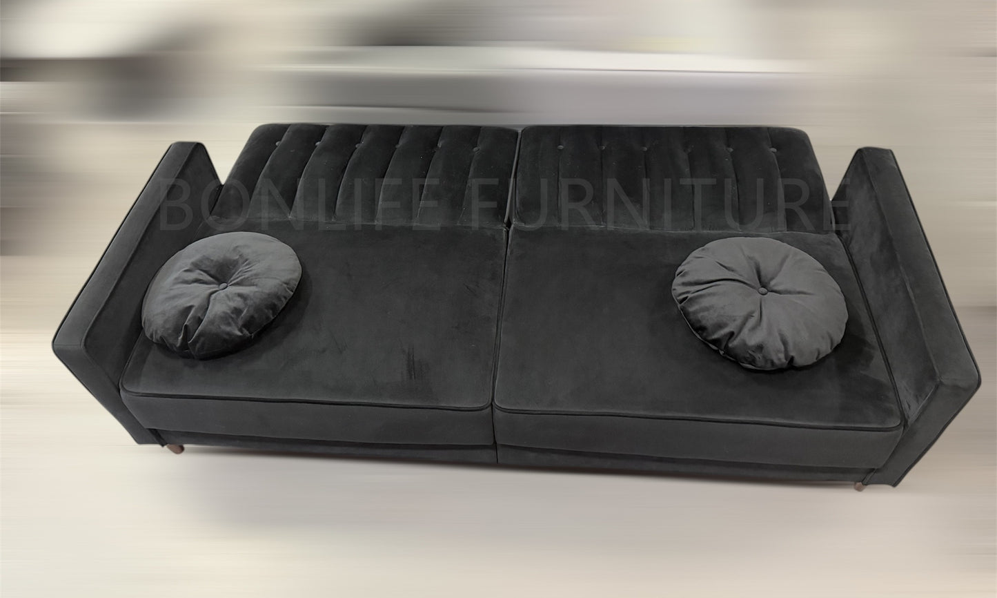 Modern Velvet Convertible Sofa Bed-ANGEL