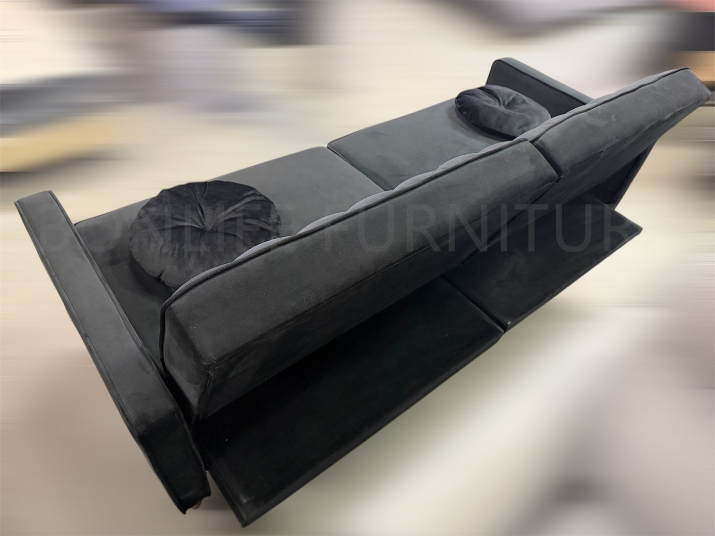 Modern Velvet Convertible Sofa Bed-ANGEL