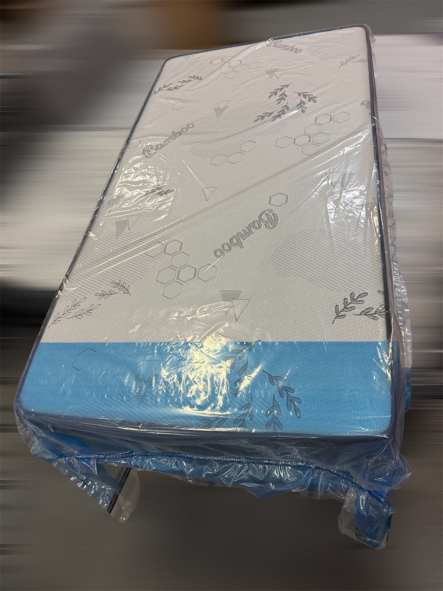 Twin Metal Platform Bed + 7″ Foam Mattress Bundle