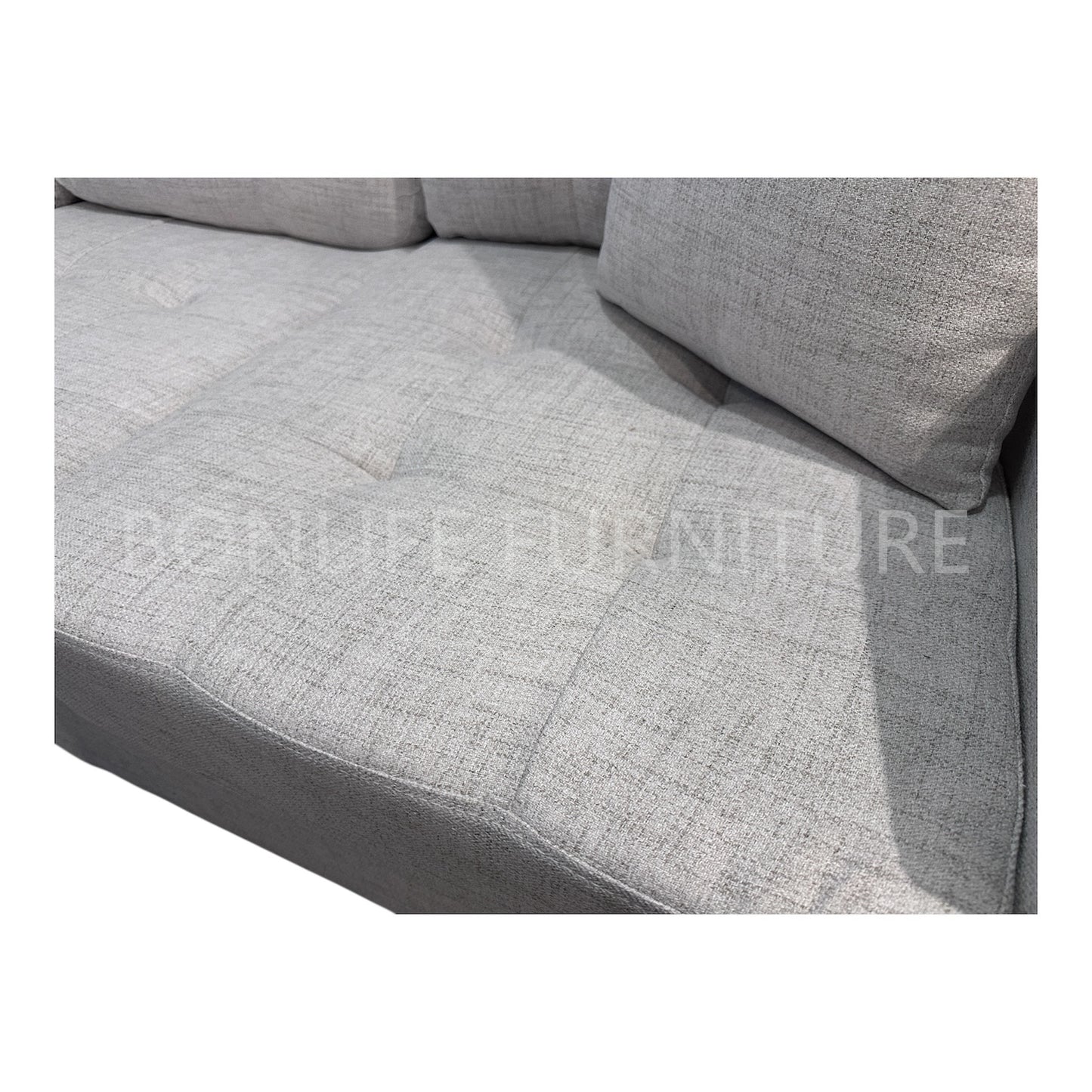 Modern Fabric Reversible Sectional Sofa with Storage Ottoman & Dropdown Tray – G2300