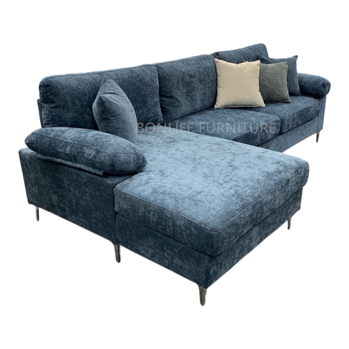 Modern Fabric Sectional Sofa with Chaise-NOVA