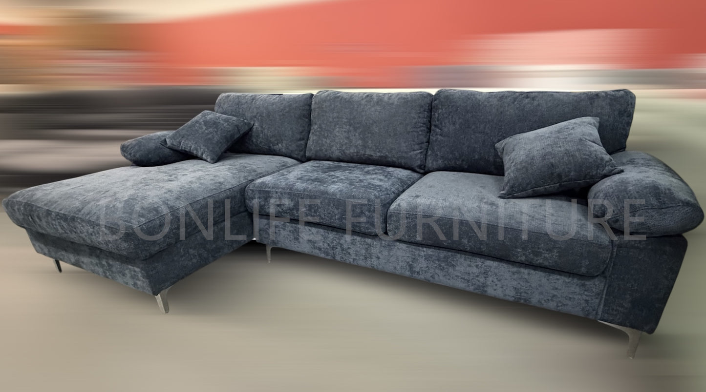Modern Fabric Sectional Sofa with Chaise-NOVA