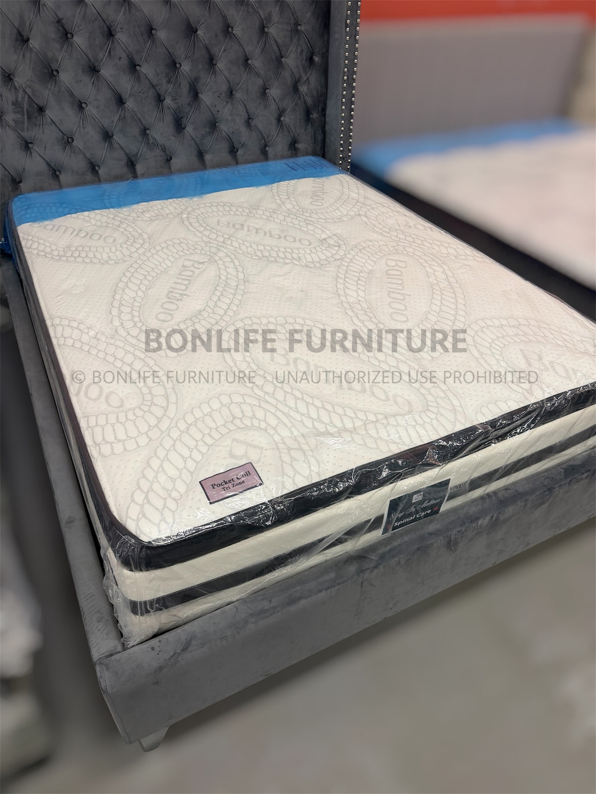 Spinal Care Plus – 12" Euro Top Tri-Zone Pocket Coil Mattress