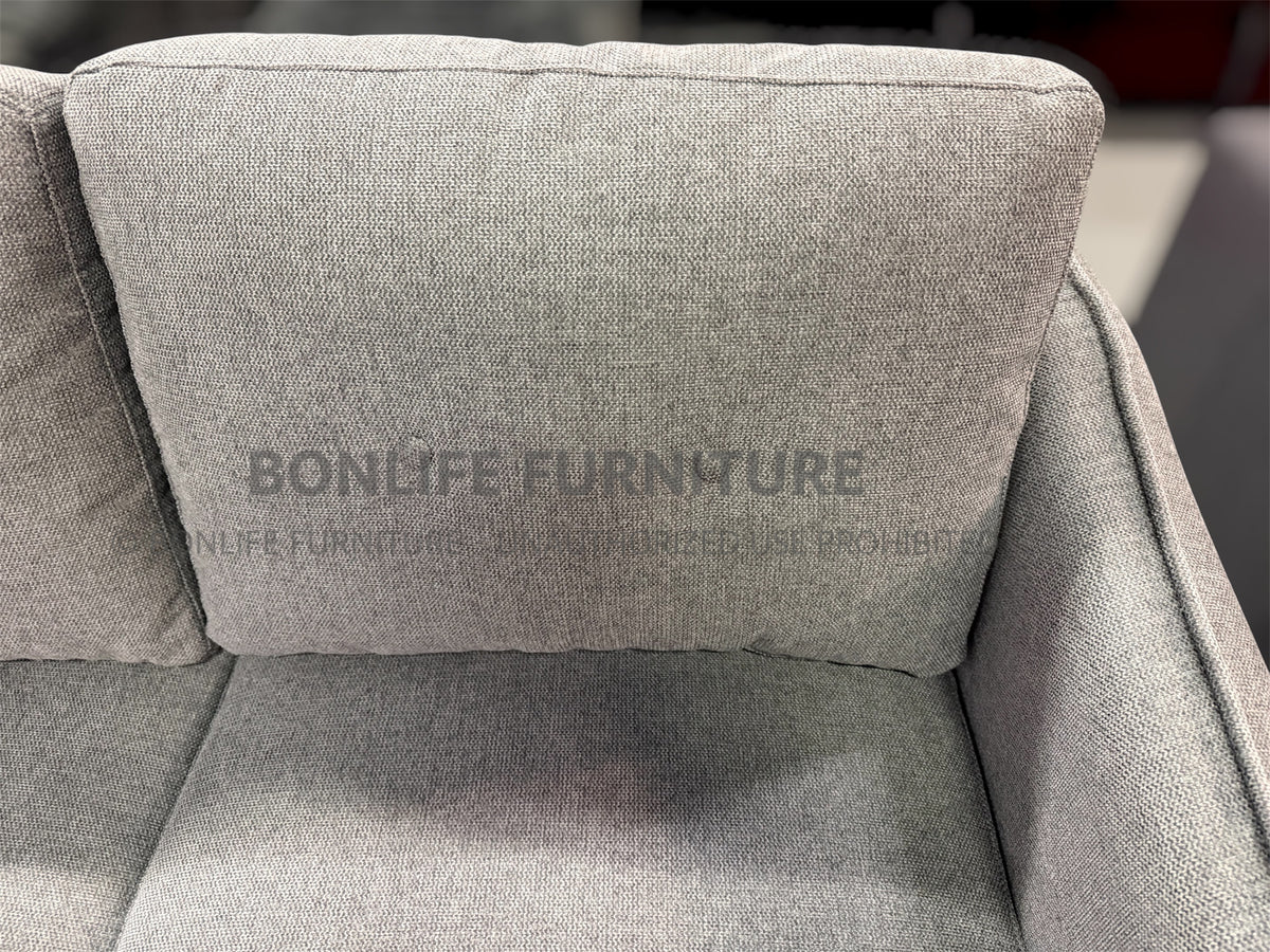 Modern Grey Fabric Sofa Collection – Sofa, Loveseat & Chair-I8220