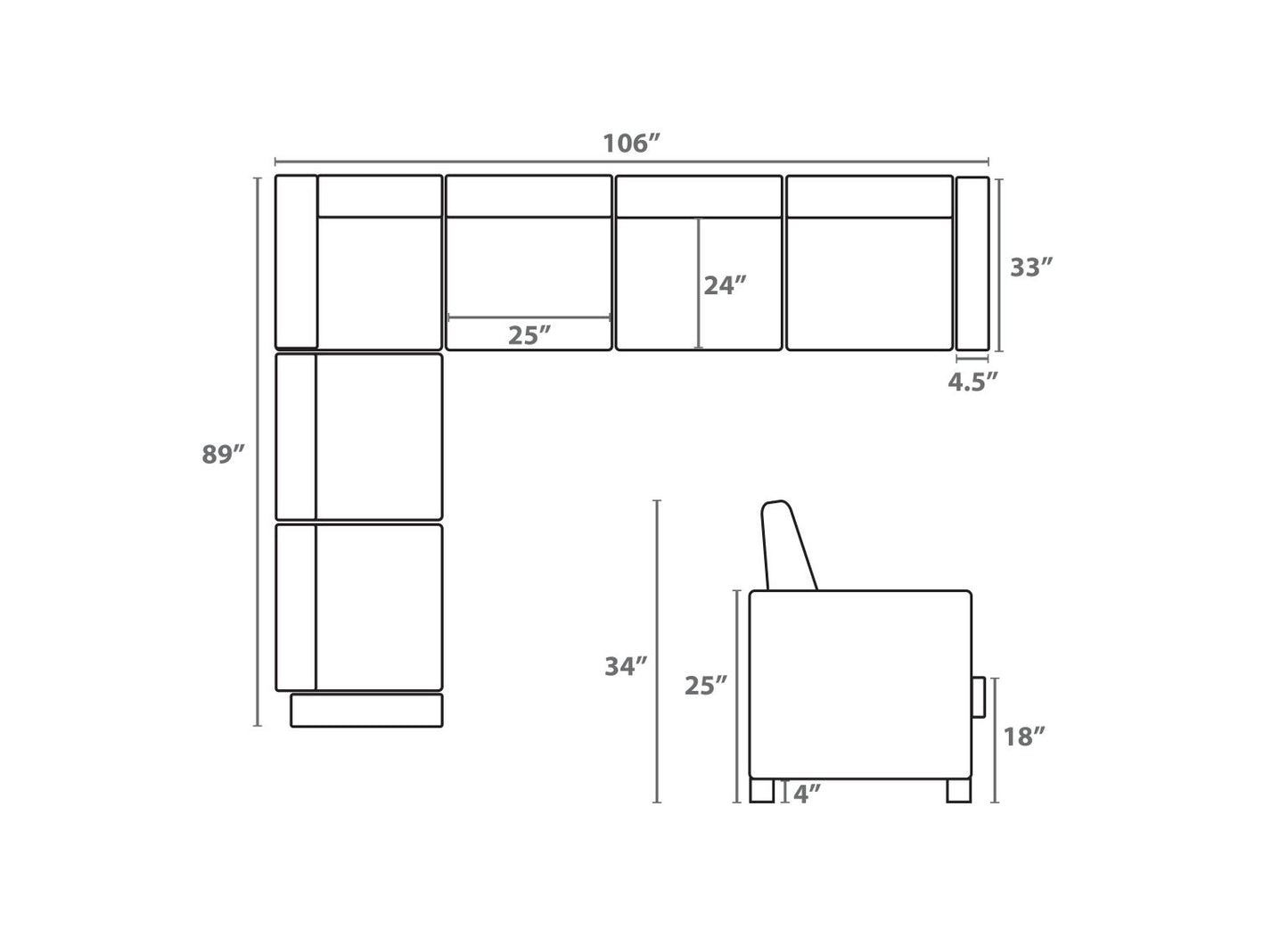 Sofa Sectional-T1235