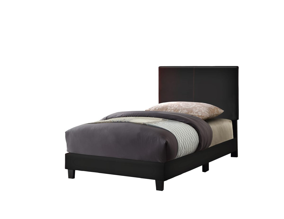 Adjustable Headboard Platform Bed – Modern Upholstered Bed Frame-T2110