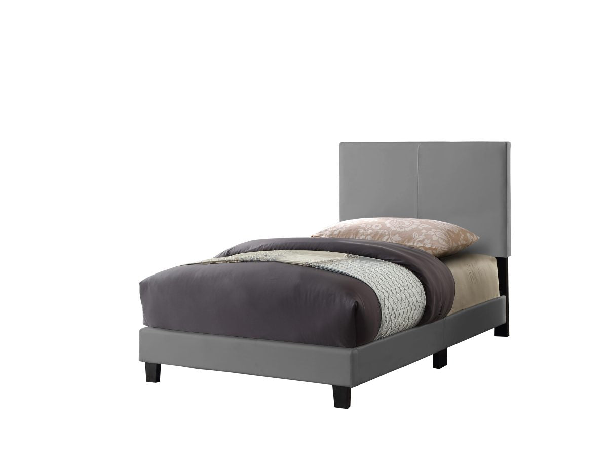 Adjustable Headboard Platform Bed – Modern Upholstered Bed Frame-T2110