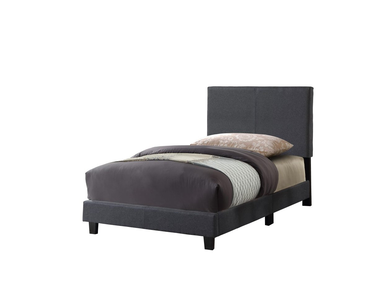 Adjustable Headboard Platform Bed – Modern Upholstered Bed Frame-T2110