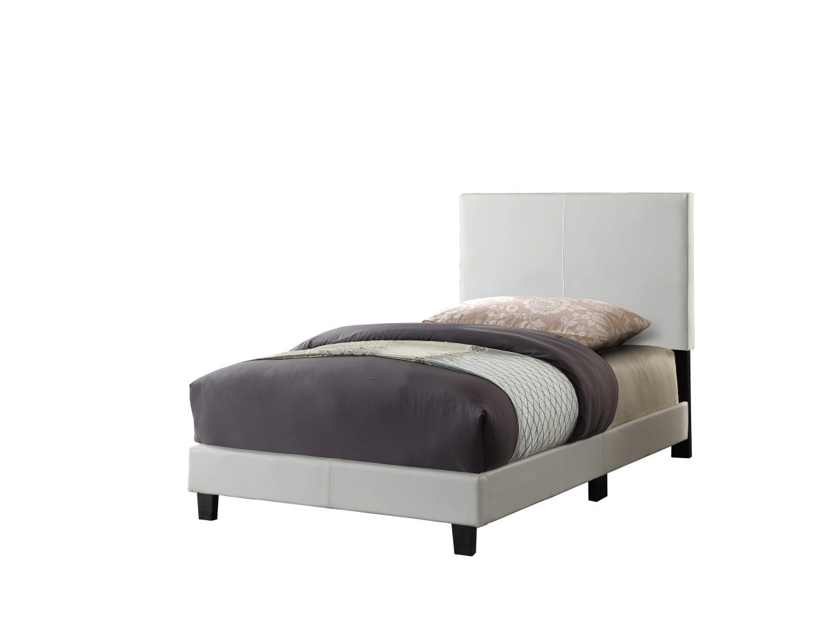 Adjustable Headboard Platform Bed – Modern Upholstered Bed Frame-T2110