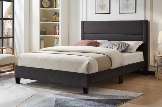 Linen Platform Bed-T2175