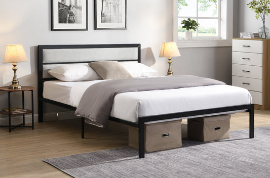 Modern Elegance Metal Platform Bed-T2202