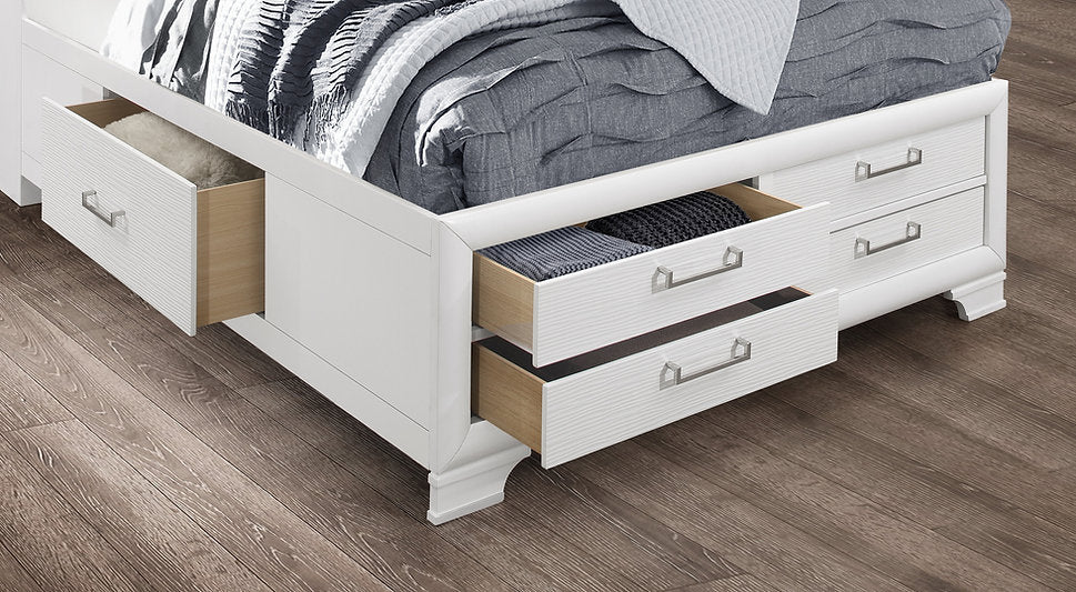 Modern Classic Bedroom Collection-Jordyn (White)