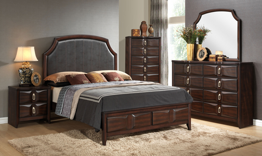The Nina Bedroom Collection – Walnut with Distressed Look