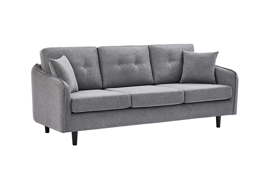 Modern Grey Fabric Sofa Loveseat Chair | Living Room Seating Collection-I8220