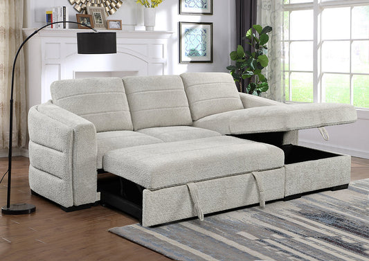 Luxury Bouclé Sleeper Sofa-I9085(9086)
